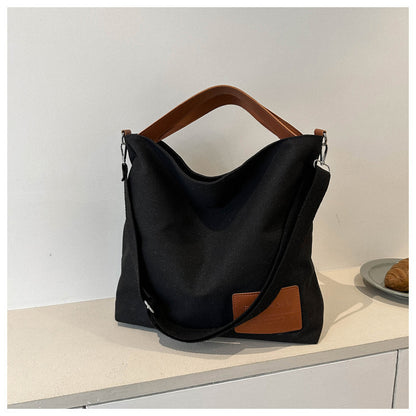 One-shoulder Fashion Canvas Bag Women's Simple Portable Leisure