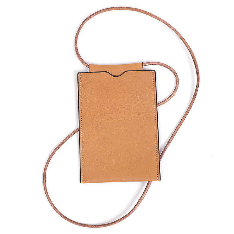 Leather mobile phone bag