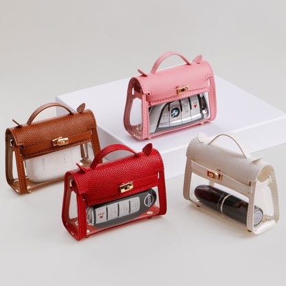 Internet Celebrity Transparent Handbag Cross-body Bag Storage Bag