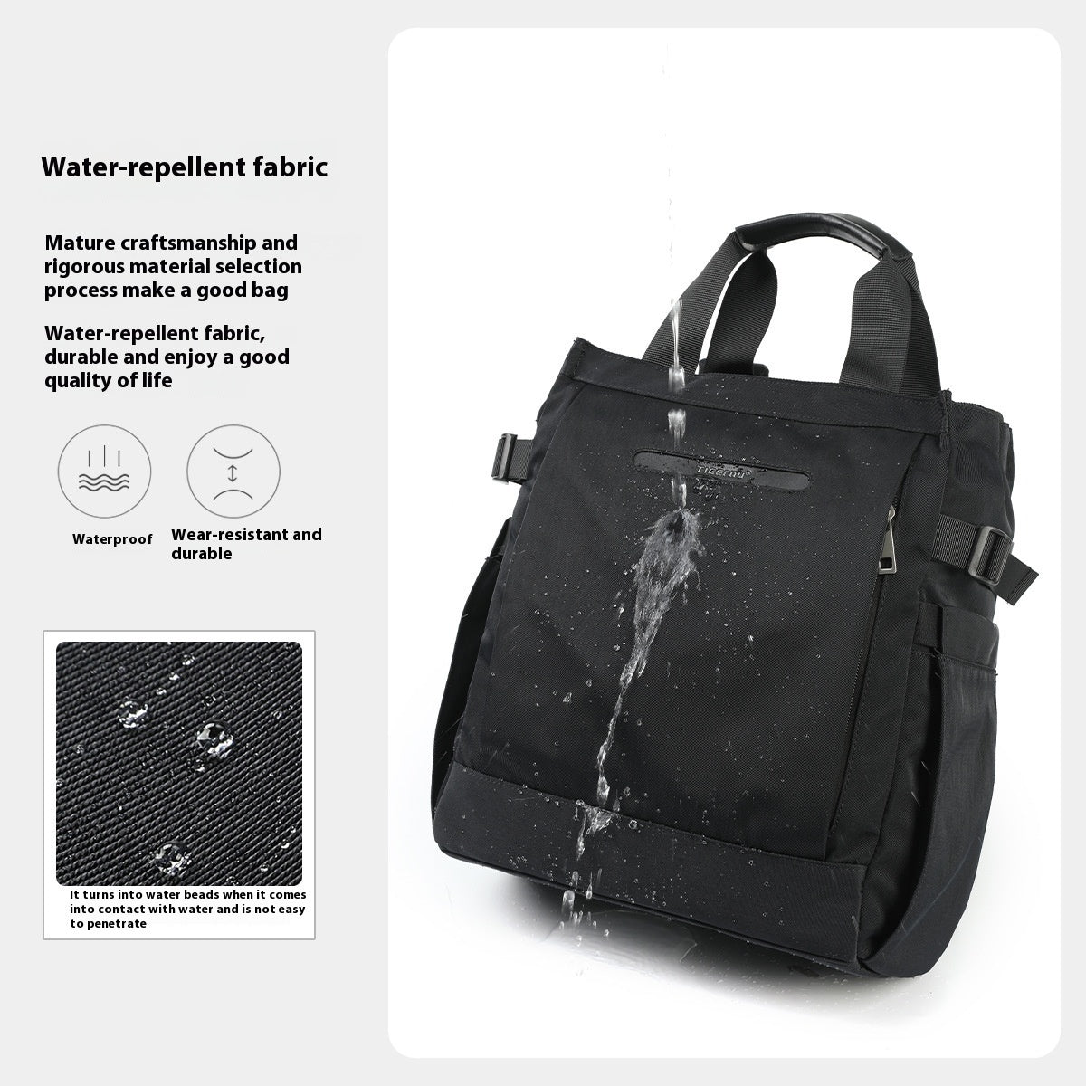 Waterproof Computer Backpack Casual Good-looking Korean Style