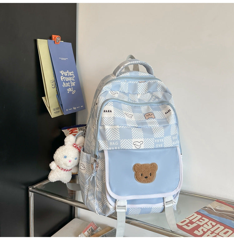 Casual All-match And Cute Large Capacity Backpack