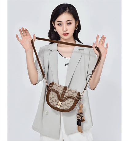 Summer One-shoulder Cross-body Niche Design Fashion Texture Women's Bag