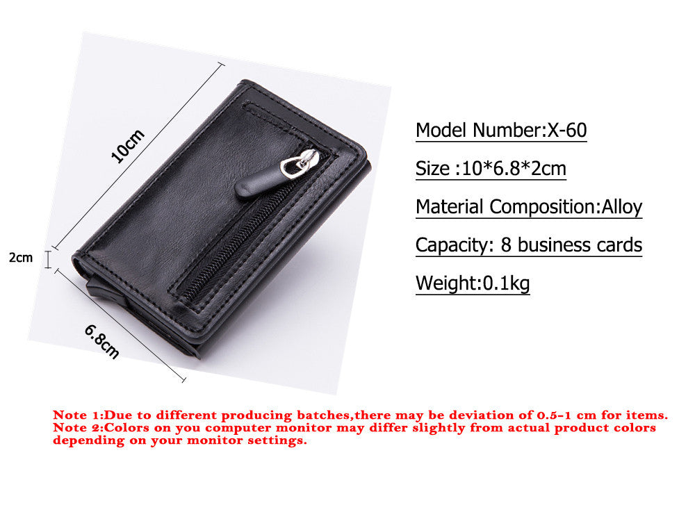 ZOVYVOL Smart Wallet Anti Theft RFID Blocking Card Case Alum