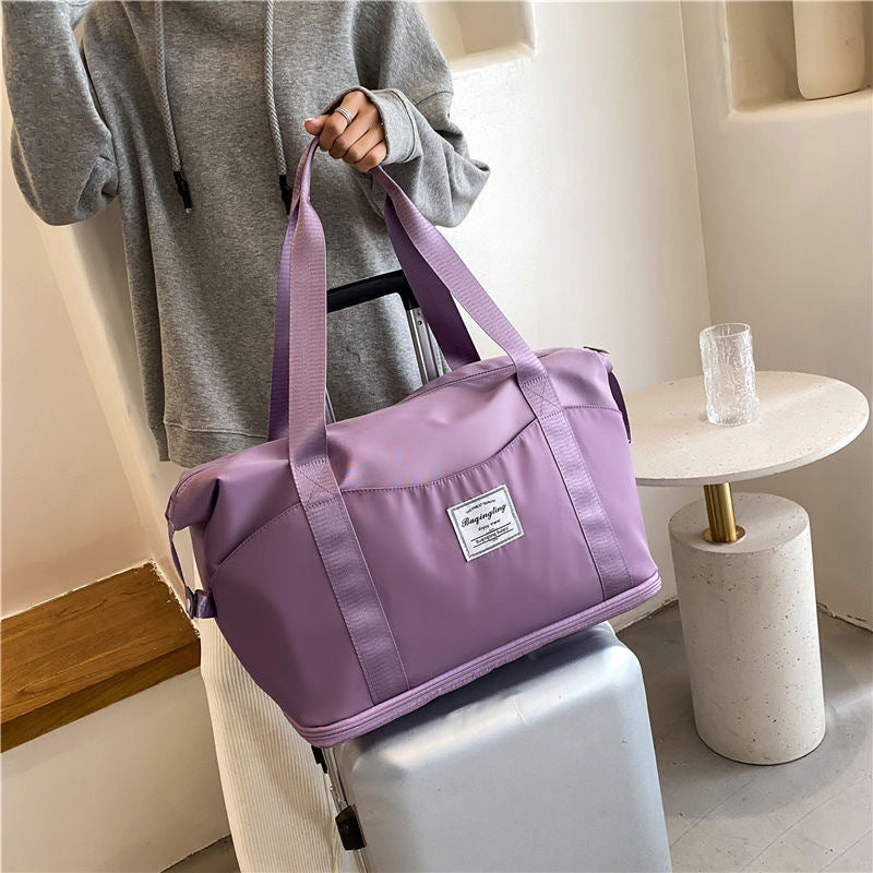 Travel Bag Large Capacity Wet And Dry Isolation Maternity Package Good-looking Handbag Lightweight And Wear-resistant Travel Outside