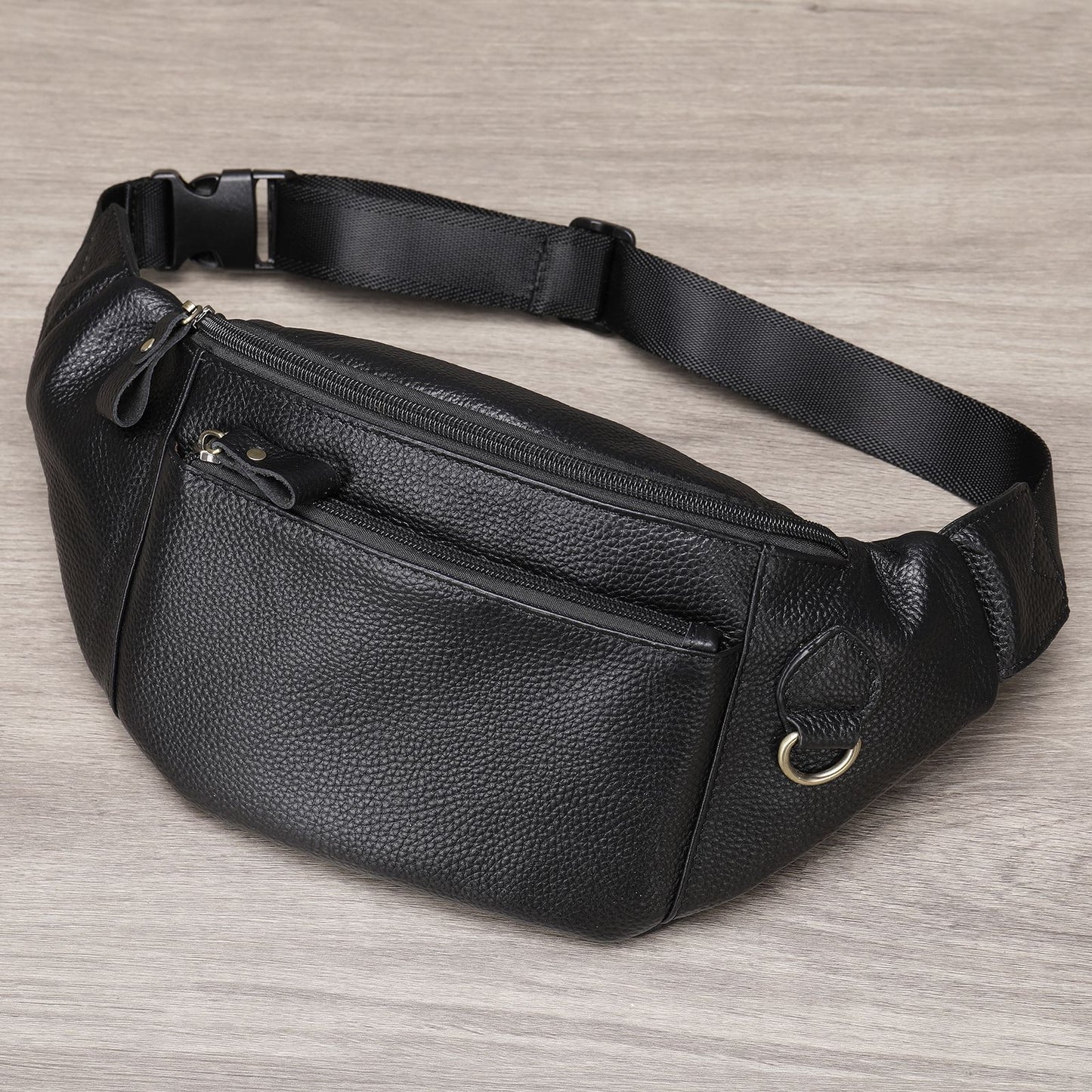 Sac messager en cuir véritable pour homme, sac à bandoulière multifonctionnel en cuir de vachette de première couche