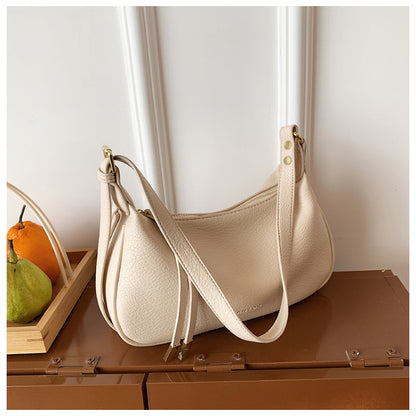 Simple Shoulder Messenger Minority Fashion Portable Dumpling Bag