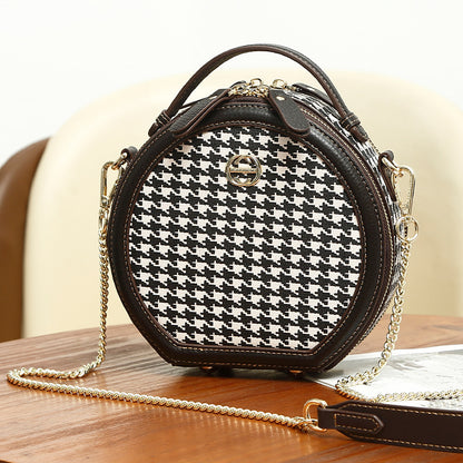 Retro Easy Matching Round Women's Bag Crossbody Shoulder Bag