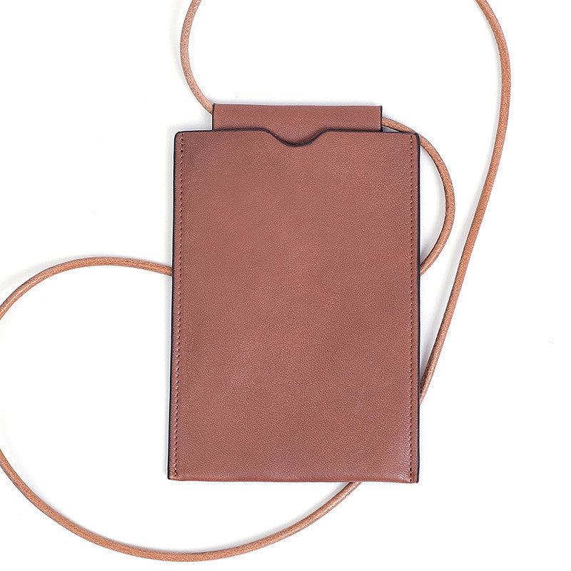 Leather mobile phone bag