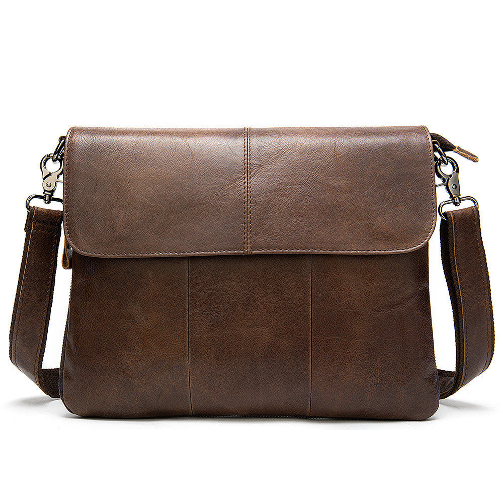 Men's business flap shoulder bag