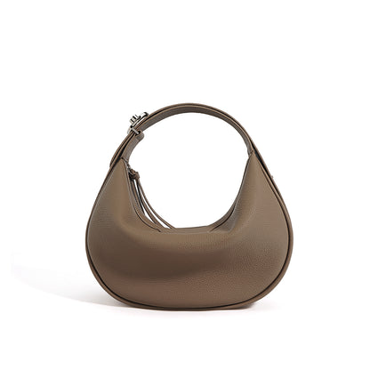 Sac à bandoulière simple en cuir de vachette à couche supérieure simple pour femme