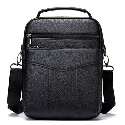 Bolso de hombro de cuero para hombre de negocios