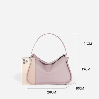 Sac à bandoulière simple en cuir de vache pour femme de haute qualité