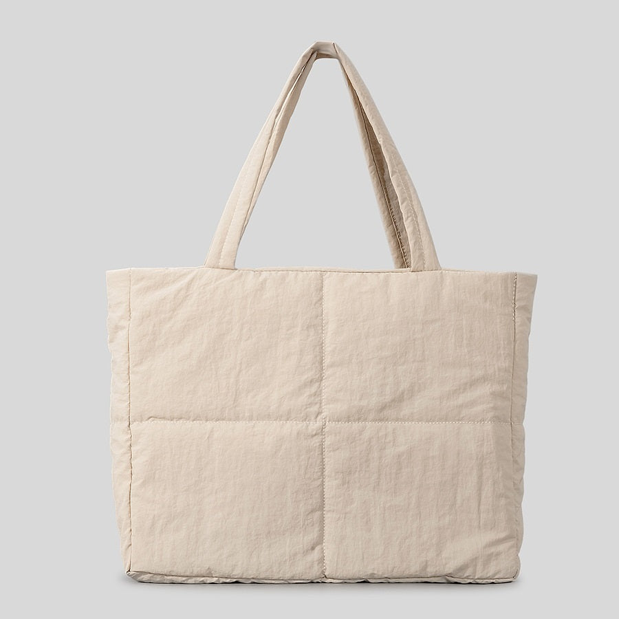 Sac à main en nylon et coton pour femme de grande capacité