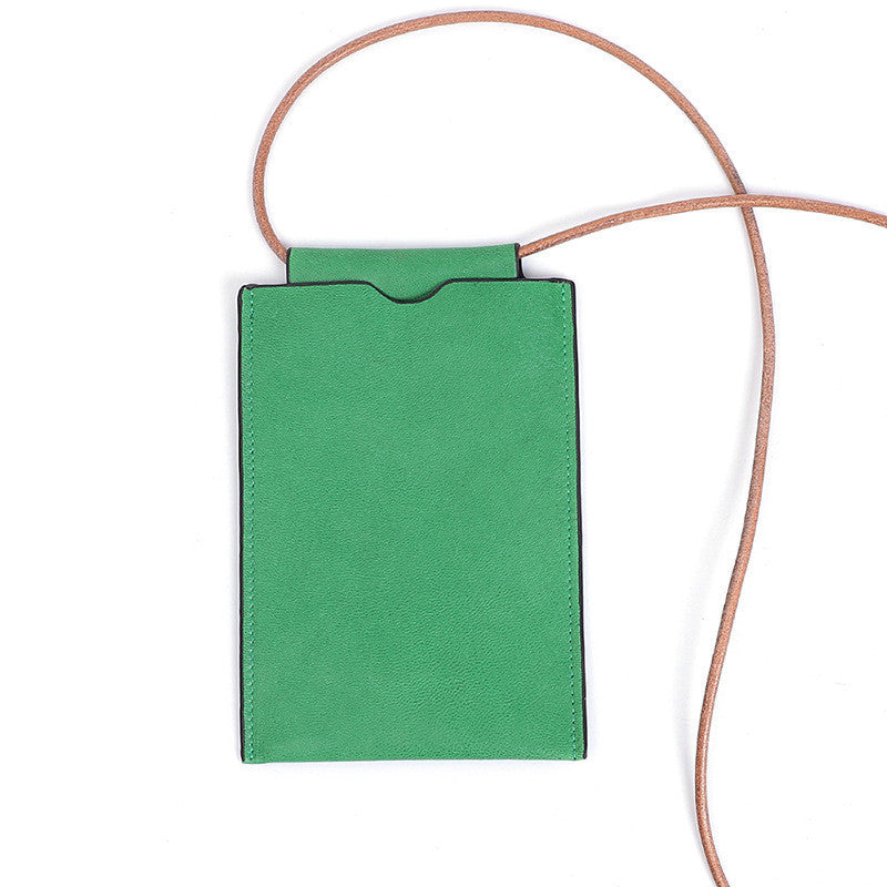 Leather mobile phone bag