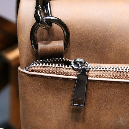 Vertical Business Leisure Slanting Leather Bag