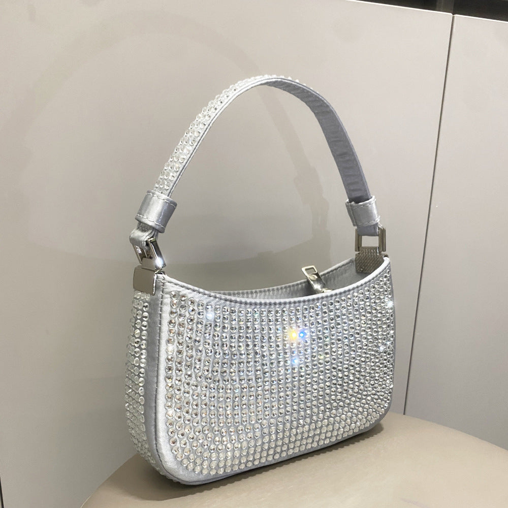 Sac à main brillant en diamant pour femme