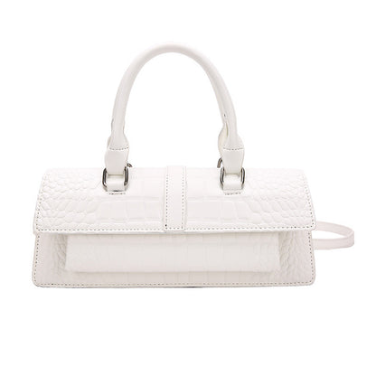 Fashion Crocodile Pattern Women's Small Square Bag