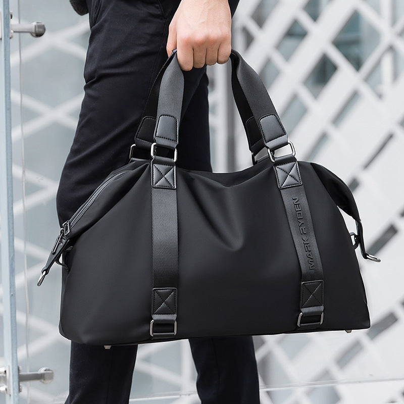 Bolsa de gimnasio de tela Oxford para hombres y mujeres