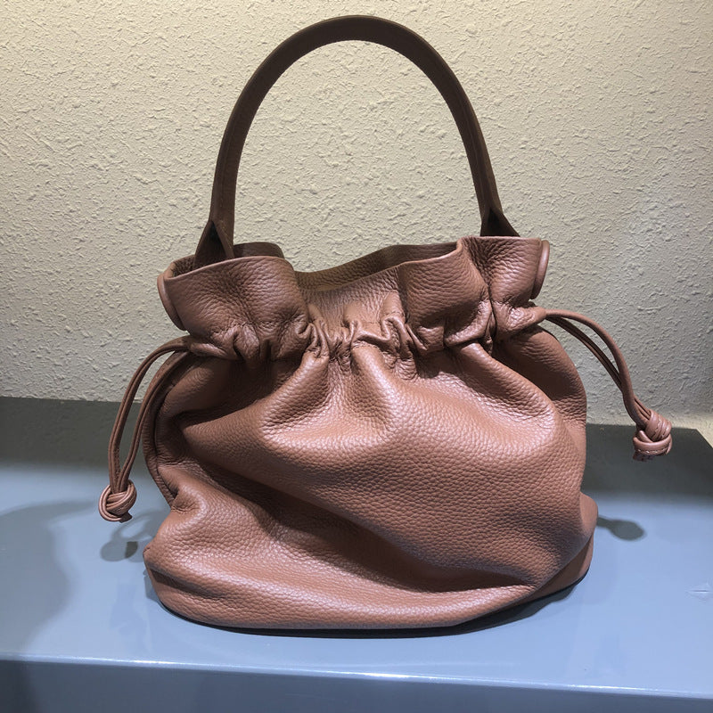 Sac seau en cuir tendance pour femme