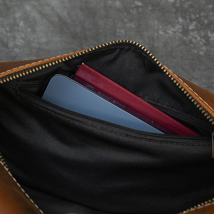 Nouvelle pochette multifonctionnelle en cuir pour homme