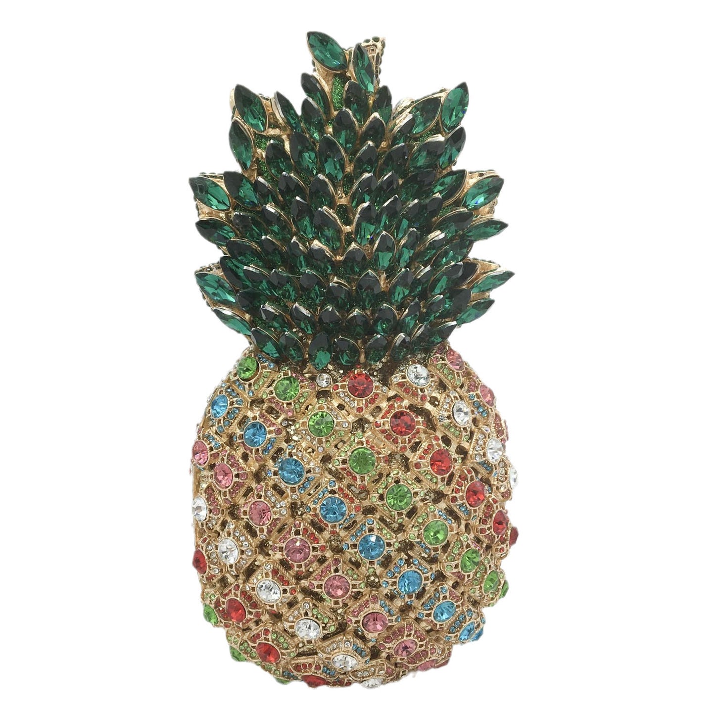 Pochette de banquet à strass et ananas