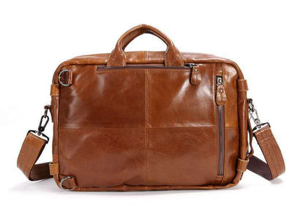 Men's Multi-functional First-layer Imported Leather Bag