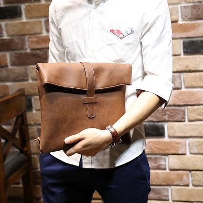 Vertical Business Leisure Slanting Leather Bag