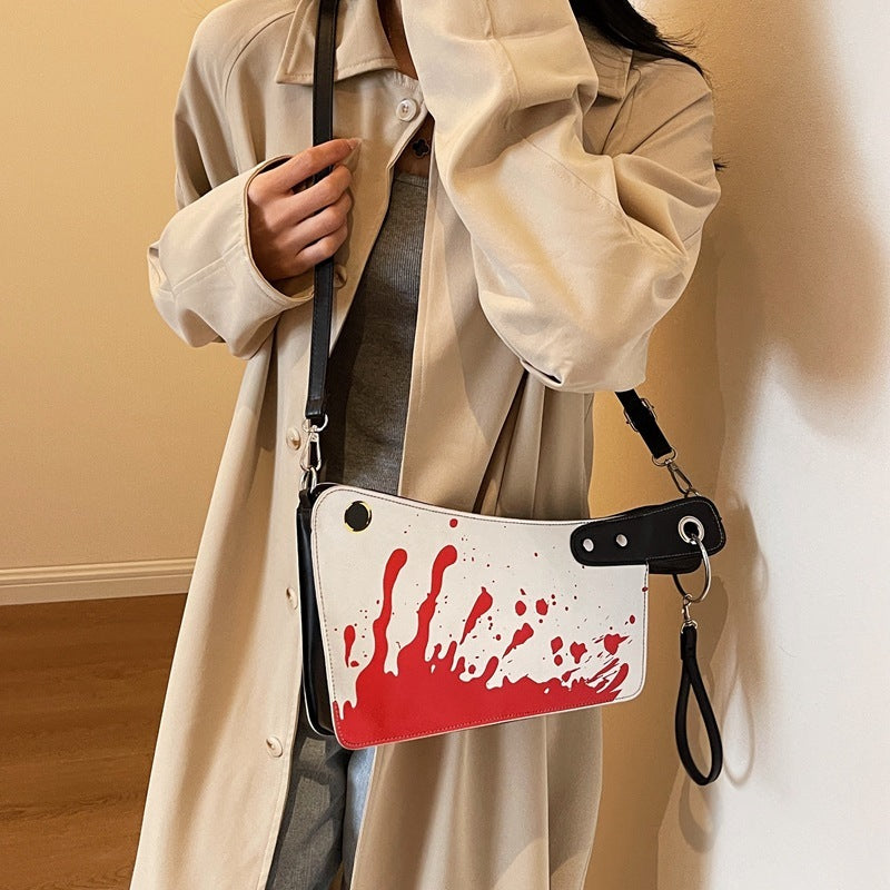 Creative Unique Design Kitchen Knife Handbag Crossbody Bag