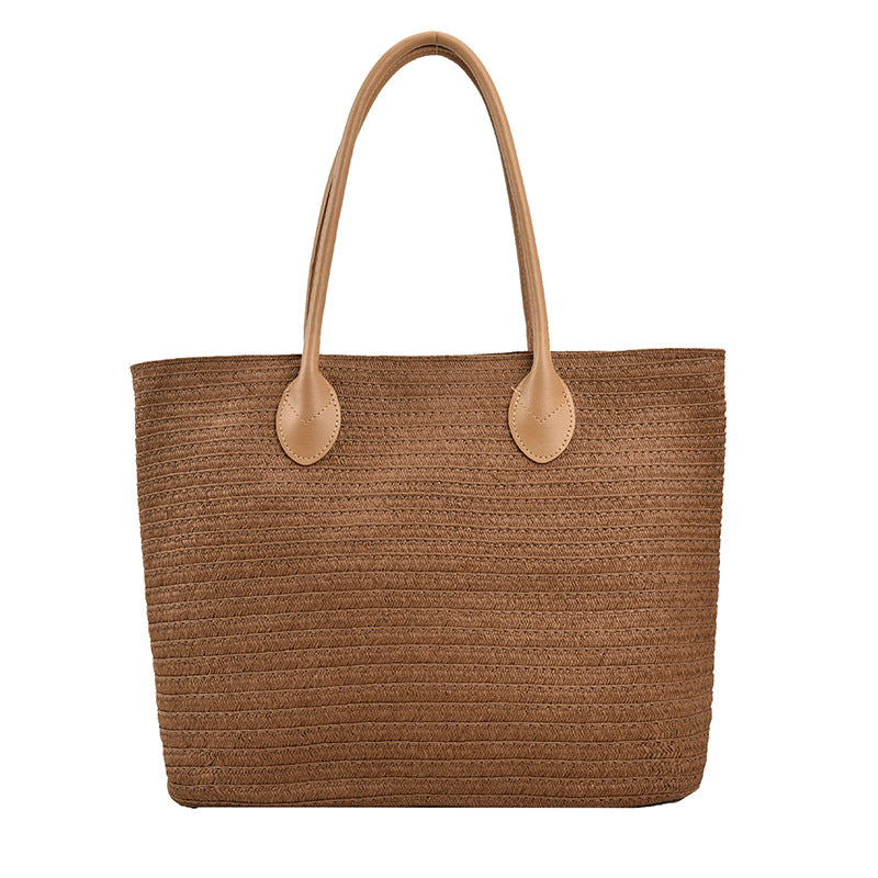 Woven Tote Seaside Vacation Style Beach Bag