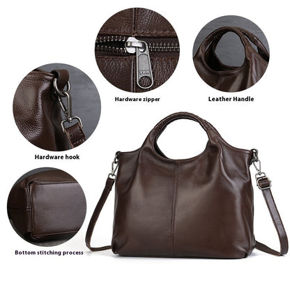 Vintage Tote High-grade Genuine Leather Women