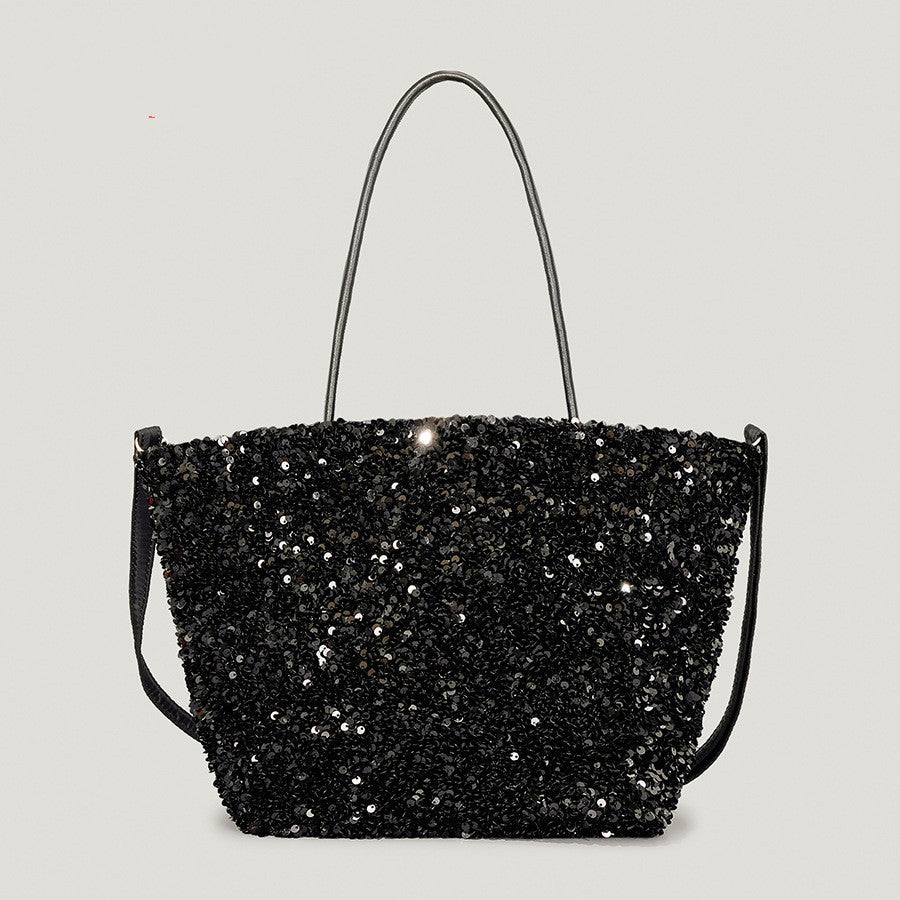 Sac fourre-tout à paillettes super flash pour femme automne et hiver