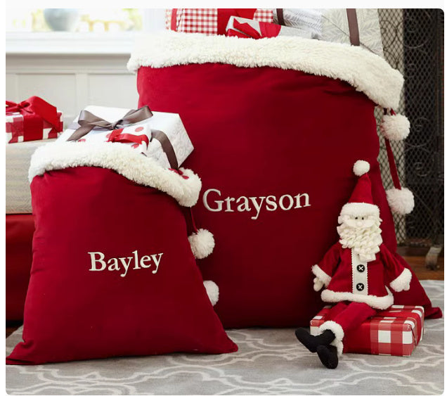 Extra Large Christmas Gift Bag With Drawstring