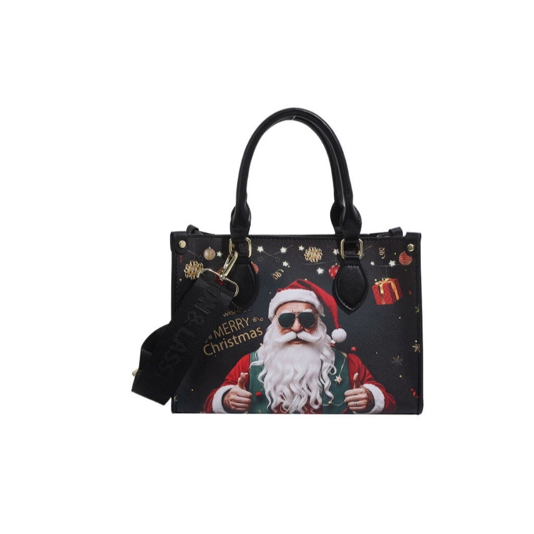 Santa Claus Printed Tote