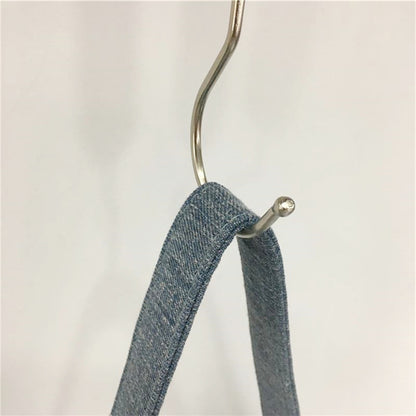 Sac à bandoulière en denim avec boucle en métal rétro au design spécial