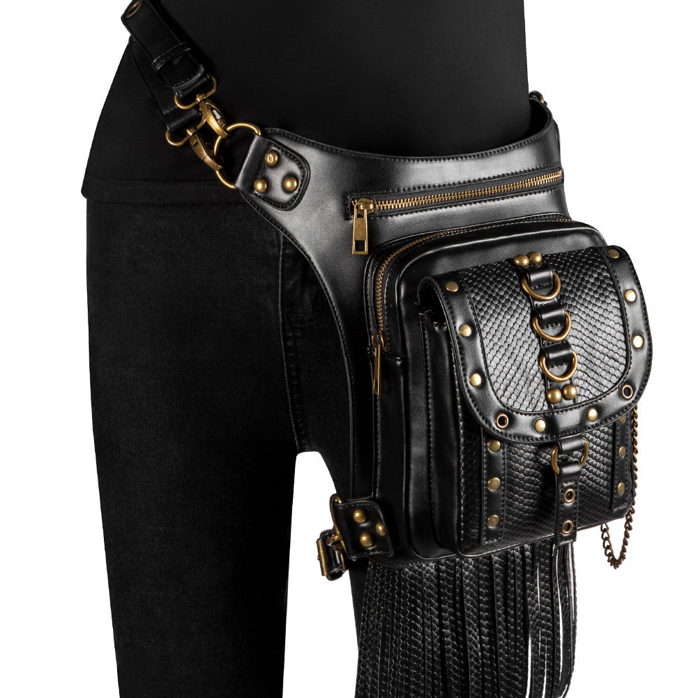 Un bolso bandolera retro steampunk para mujer