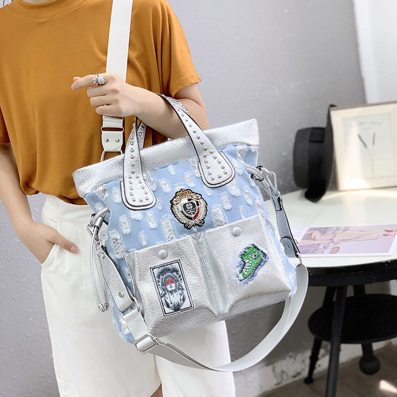 Trendy Casual Portable Personalized Bucket Bag