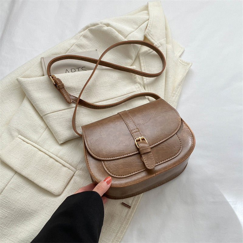 Women's Casual Fashion One Shoulder Saddle Bag