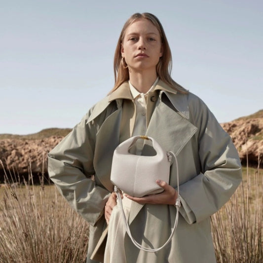 Sac messager à bandoulière en cuir de vachette à motif litchi