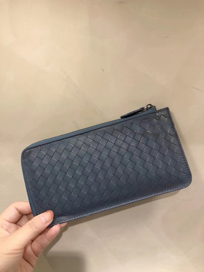 Women's Long Genuine Leather ID Card Bag