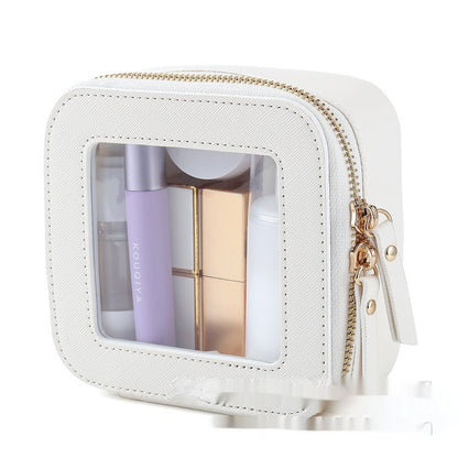 Transparent Pu Cosmetic Bag Small Cosmetics Storage Bag