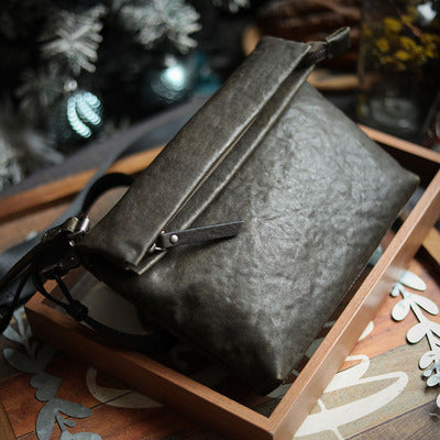 Men's Leather Mini Diagonal Bag