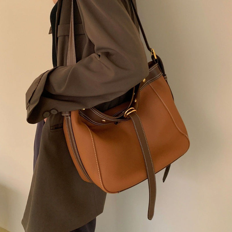 Bolso bandolera portátil de gran capacidad para otoño e invierno para mujer