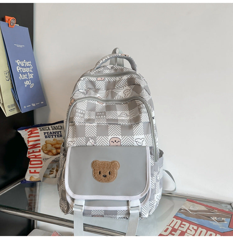 Casual All-match And Cute Large Capacity Backpack