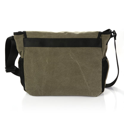 Outdoor Sports Sun Charging Pack Casual Canvas One Shoulder Bag