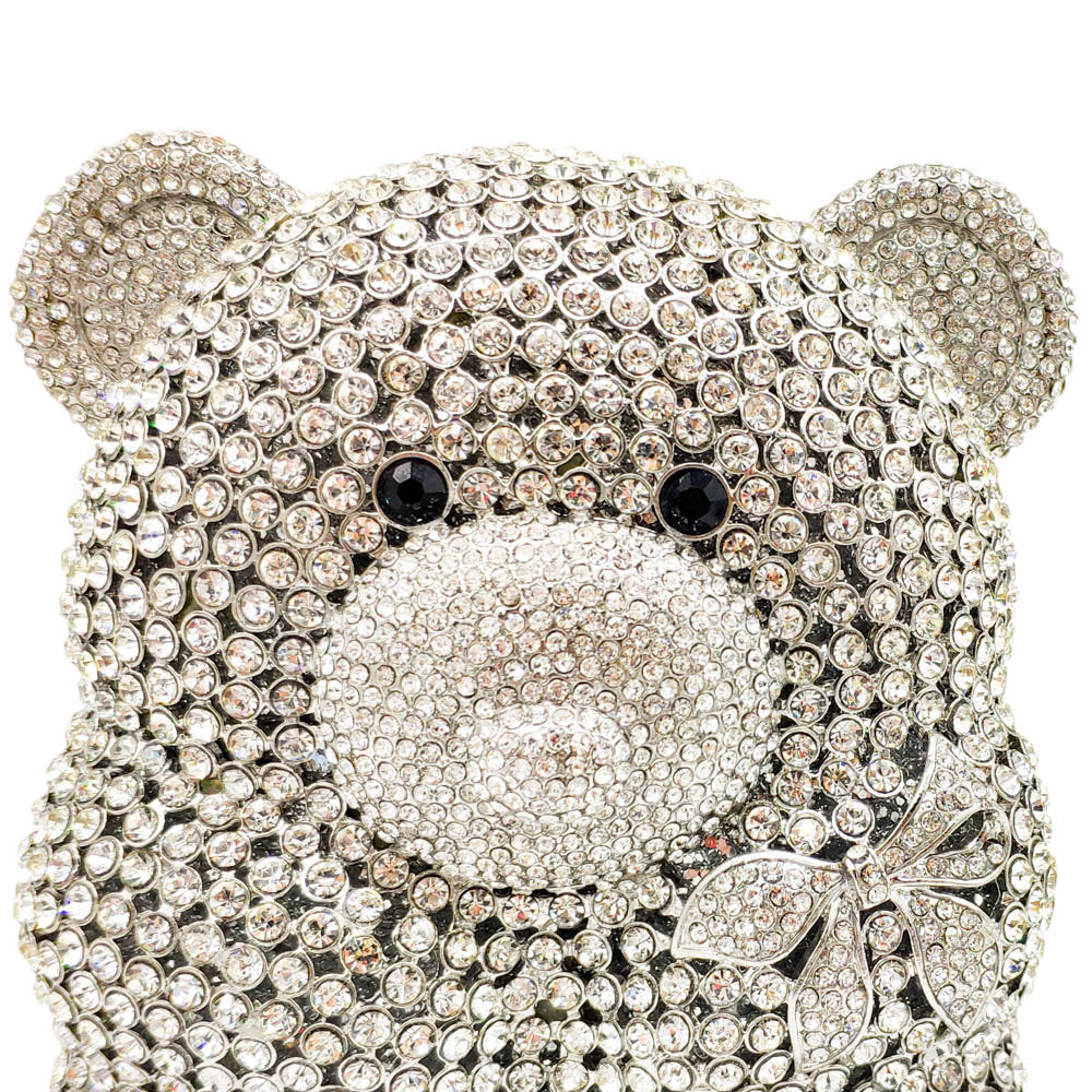 Bear Diamond Party Clutch Ladies Evening Bag