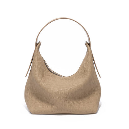 Sac à bandoulière en cuir de vachette souple pour femme, sac à main décontracté à la mode pour l'été