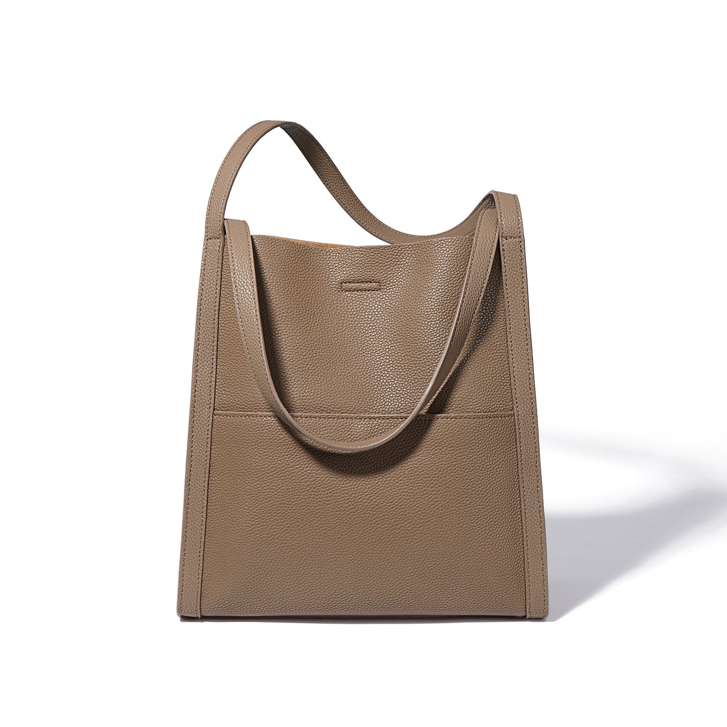 Sac à bandoulière Sentong Qin Bucket en cuir de vachette première couche pour femme, grande capacité