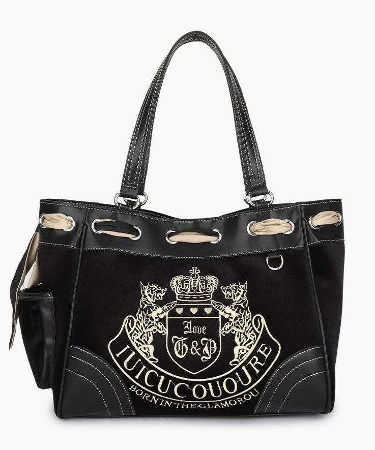 New Contrast Color Portable Shoulder Tote Bag