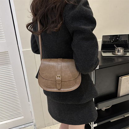 Women's Casual Fashion One Shoulder Saddle Bag