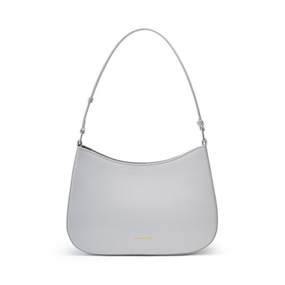 Bolso de piel tipo baguette para mujer